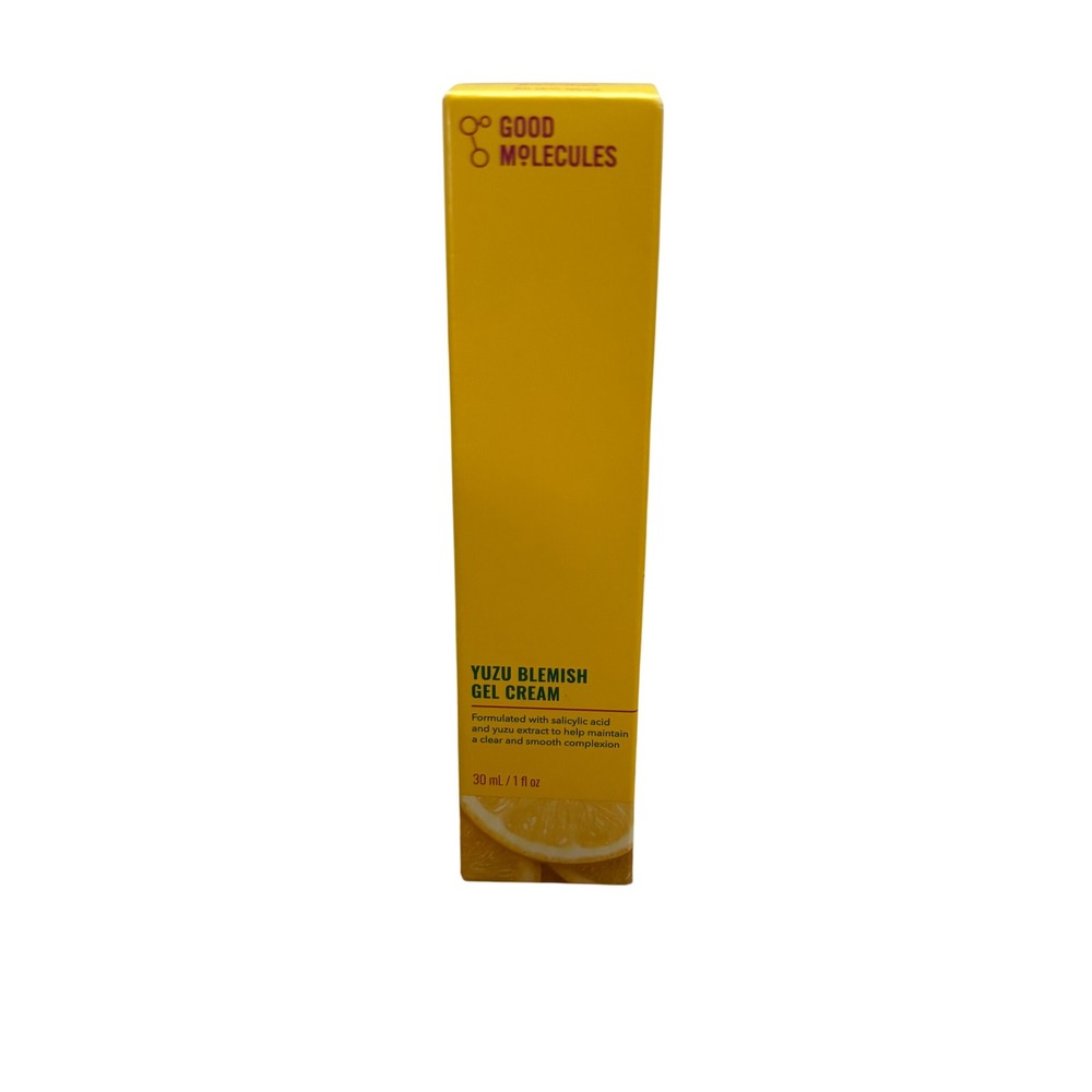 Good Molecules Yuzu Blemish Gel‎ Cream Unisex 30mL Yellow Salicylic Acid NIB